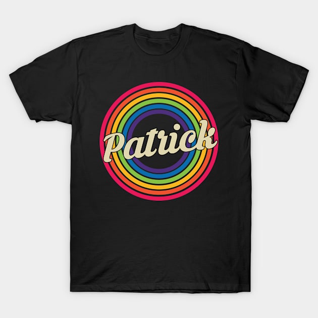 Patrick - Retro Rainbow Style T-Shirt by MaydenArt